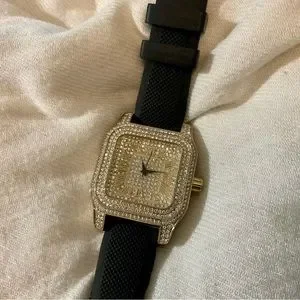 UNISEX TECHNO TREND STAINLESS STEEL WATER RESISTANT WATCH Techno Trend Mens Luxury Rhinestone Metal Band Analog Round  main image 3